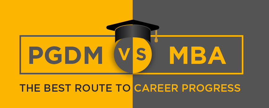 Career progress: PGDM vs MBA