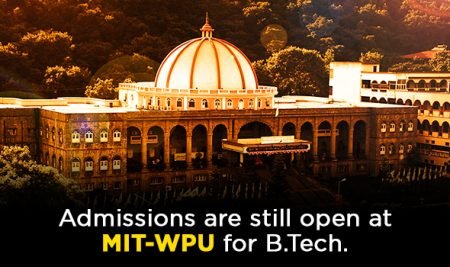 Admissions are still open at MIT-WPU for B.Tech.