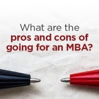 What are the pros and cons of going for an MBA?